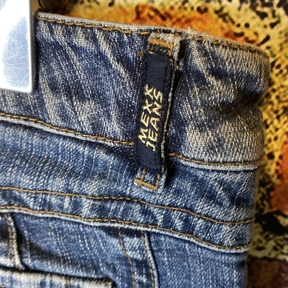 Mexx Fit & Flare Dark Wash Jean Skirt Size 8 - Picture 10 of 12